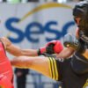 Lutadores de Wushu competiram em Ceilandia pelo titulo Brasiliense